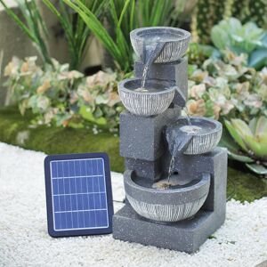 Alpen Home New Solar Outdoor Garden Wigwam Pool Pumps Grey 46.5cm H X 21cm W X 21cm D Image