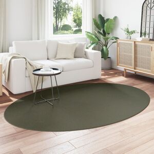 Brayden Studio Rugs Forest Green Non-Slip Area Rugs Polypropylene Plastic Oval 160 x 230 cm Image