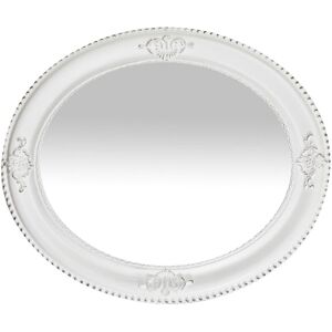 Astoria Grand Ehlert Wall Mount Mirror White/Silver 84cm H x 64cm W Image