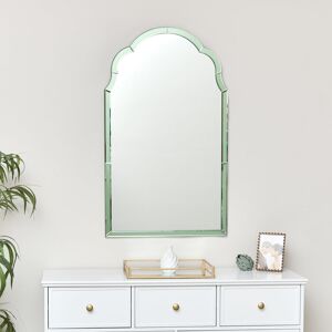 Rosdorf Park Maynardville Framed Wall Mounted Accent Mirror in Green Green 101cm H X 60cm W X 2cm D Image