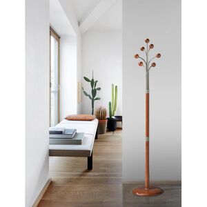 Corrigan Studio Virgil Solid Wood 6 - Hooks Freestanding Coat Stand White 189cm H X 37cm W X 37cm D Image