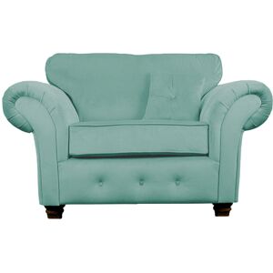 Mercer41 Lila 2 Seater Chesterfield Loveseat Aqua 92cm H X 135cm W X 93cm D Image