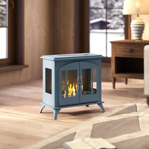 Marlow Home Co. Ethanol Fireplace Grey 55cm H X 55cm W X 31cm D Image