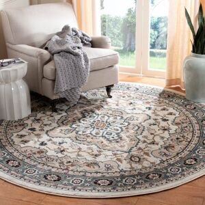 Latitude Vive Lyndhurst Oriental Area Rug In Cream / Beige Beige;Cream Round 213 cm Image