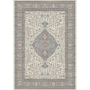 Lily Manor Meeks Power Loom Cream/Blue/Beige Rug Cream/Blue/Beige Rectangle 133 x 195 cm Image