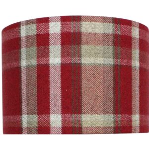 Union Rustic Polyester Drum Lamp Shade Red;Beige 25cm H x 50cm W x 50cm D Image