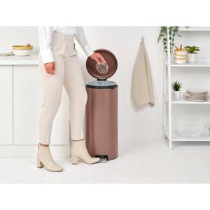 Brabantia 30 Litre NewIcon Soft Closing Pedal Bin Satin Taupe Image