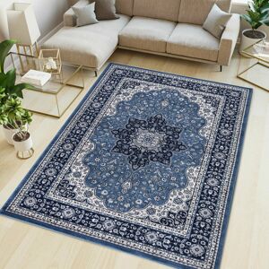 Three Posts Non Slip Large Traditional Rugs Living Room Bedroom Carpet Hallway Runner Rug Blue Rectangle 200 x 290cm Image