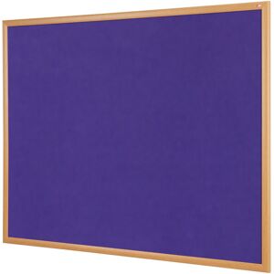 Symple Stuff Wall Mounted Bulletin Board Purple Loop Nylon 120cm H x 120cm W Image