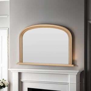 Three Posts Lynn Arched Overmantle Mirror Gold 77cm H X 112cm W X 4cm D Image