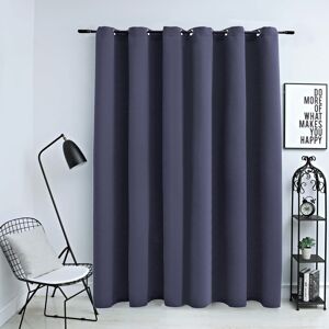 Ebern Designs Azurdee Blackout Thermal Curtain Anthracite 290cm W X 245cm H Image
