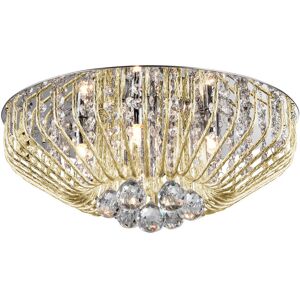 Rosdorf Park Ciccone 5-Light 43cm Flush Mount Gold 20cm H X 43cm W X 43cm D Image