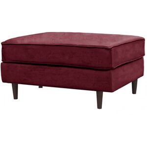 Brayden Studio Boubacar 93Cm Wide Velvet Rectangle Footstool with Storage Ottoman Aubergine Red 48cm H X 93cm W X 65cm D Image