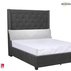 Lancashire Textiles Ltd Full Body Bolster, Polycotton Casing, Hollowfiber Filling, Orthopedic Soft Support Pillow White 48 x 90 cm Image