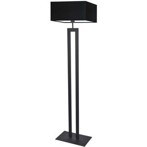 17 Stories Arsh 161cm Traditional Floor Lamp Black/Black 161cm H X 40cm W X 40cm D Image