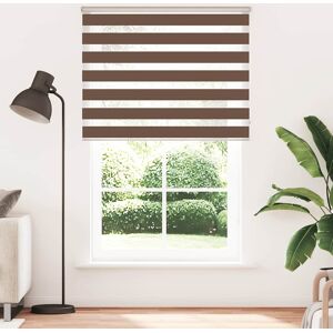 George Oliver Zebra Blind Polyester Brown 140cmW x 200cmL Image