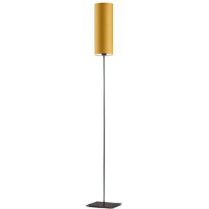 Ebern Designs Florencja 165cm Traditional Floor Lamp Mustard/Black 165cm H X 20cm W X 20cm D Image