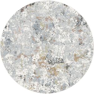 Trent Austin Design Abbing Tufted Cream Rug Cream Round 160cm Image