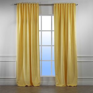 Lilijan Home & Curtain Velvet Blackout Tab Top Single Curtain Panel Jade 175cm H x 140cm W Image