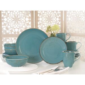 Creatable Nature Collection Stone, 16 piece dinnerware set made of stoneware Blue/White/Grey 16 Image
