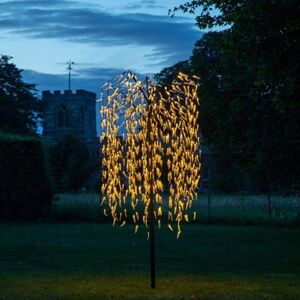 The Seasonal Aisle 240 Yellow Weeping Willow Lighted Trees & Branches 150cm H X 24cm L X 24cm D Image