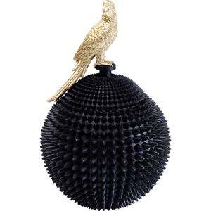 KARE Design Deco Box Parrot Black;Gold 40.3cm H X 26cm W X 26cm D Image