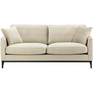 17 Stories Jaaron Loveseat Black/Beige 91cm H x 141cm W x 95cm D Image