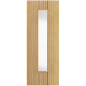 JB Kind Doors Aria Internal Door Brown 61cm W x 198.1cm H Image