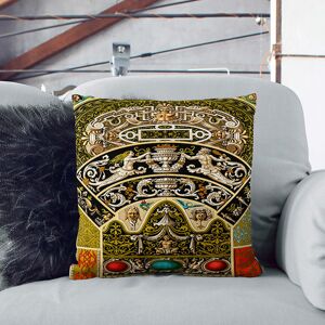 East Urban Home A Striking Renaissance Pattern by Albert Racinet Cushion with Filling 55 x 55 cm Image