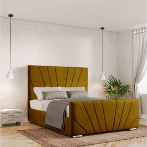 Fairmont Park Aayanah Upholstered Bed Turmeric Small Double (4') Image