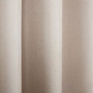 Mercer41 Forsman Pencil Pleat Blackout Curtains Beige 117 W x 229 D cm Image
