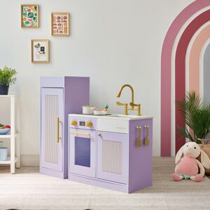 Teamson Kids - Little Chef Chester Sleek Play Kitchen Purple 80cm H X 30cm W X 85cm D Image
