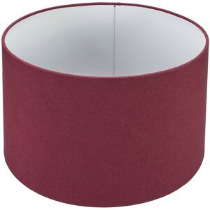 Ebern Designs Linen Drum Lamp Shade Red 26cm H x 45cm W x 45cm D Image