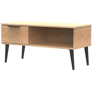 Corrigan Studio Fully Assembled Menifee Side Table with Storage Brown 45.5cm H X 90.5cm W X 39.5cm D Image