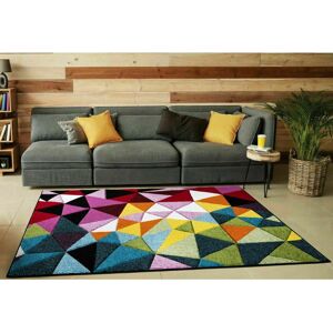 Stylish Home Blue/Purple/Green Rug Rectangle 120 x 170cm Image