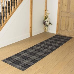 Alpen Home Aryanna Tufted Black Hallway Runner Rug Black Runner 390cm x 60cm Image