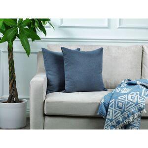 Lilijan Home & Curtain Indoor / Outdoor Square Scatter Cushion Cover Blue 45 x 45cm Image
