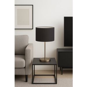 Wayfair Basics™ Linen Drum Lamp Shade Black 30cm H x 60cm W x 60cm D Image