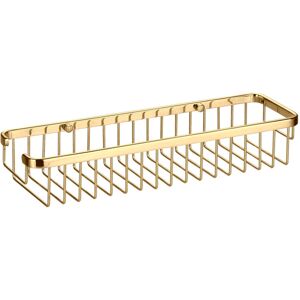 Belfry Bathroom Webber Shower Basket Oil Rubbed Bronze 6.5 H x 36 W x 11 D cm Image