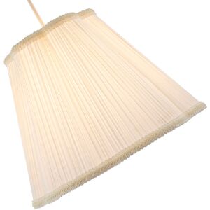 Astoria Grand 22cm H Fabric Empire Lamp Shade ( No Direct Attachment Method ) White White 22cm H X 30cm W X 30cm D Image