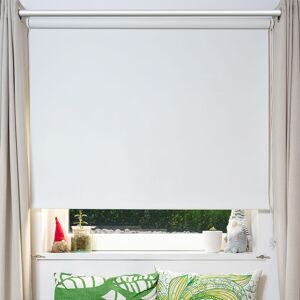 17 Stories Cut to Size Blackout Roller Blind White 195 cm L x 160 cm W Image