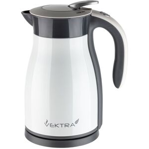 Grunwerg Vacuum Insulated Electric Kettles Vacuum Insulated Eco Friendly Easy Pour Kettle 1.5, 1.2, 1.7 Litre White 1.27 Quarts Image