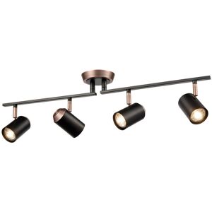Corrigan Studio Dezi LED Ceiling Spotlight Black/Copper 45.72cm H X 177.8cm W X 177.8cm D Image