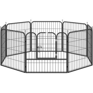 Archie & Oscar 79cm Brycen Pet Pen Black Medium (9-22kg) Image