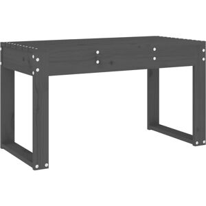 Natur Pur Dimmick Wooden Picnic Bench Grey 45cm H x 110cm W x 38cm D Image