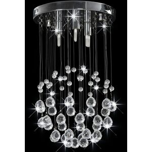 Rosdorf Park Holt 3-Light 25cm Flush Mount Silver 40cm H X 25cm W X 25cm D Image