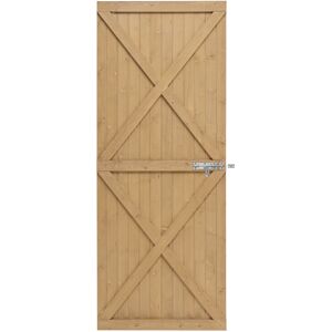 Brambly Cottage Tullahassee Natural Timber Wood Gate Natural Timber;Natural wood 183cm H x 79cm W x 2.5cm D Image