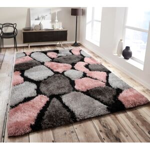 Fairmont Park Hospers Pebbles Pink Rug Pink Rectangle 160 x 230cm Image
