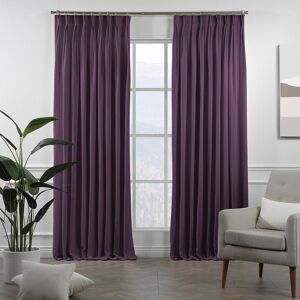 Lilijan Home & Curtain Pinch Pleated Room Darkening Extra Long & Extra Wide Decorative Curtain - Single Panel Eminence 130cm Width x 450cm Drop Image