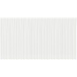 Marlow Home Co. Polyester Semi Sheer Curtain Panel White 240cm Height x 750cm Width Image